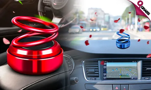 Solar-Powered Rotating Car Air Freshener!